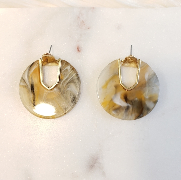 Anthropologie Jewelry - New Anthropologie Resin Earrings